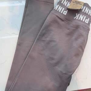 PINK Victoria's Secret Gray High Waist Leggings